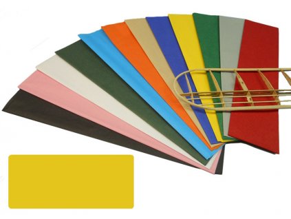 Krick potahový papír žlutý 18g/m2 51x76cm (2) - KR-40362