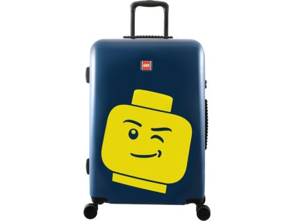 LEGO Luggage Cestovní kufr ColourBox Minifigure Head 24" - modrý - LEGO20182-1981