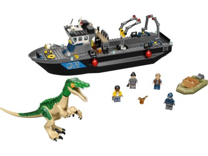 LEGO Jurský Park - Útěk baryonyxe z lodě - LEGO76942