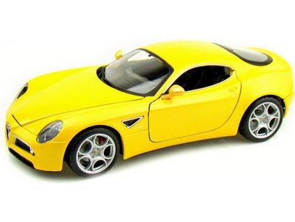 Bburago Alfa Romeo 8C Competizione 2007 1:18 žlutá - BB18-12077Y