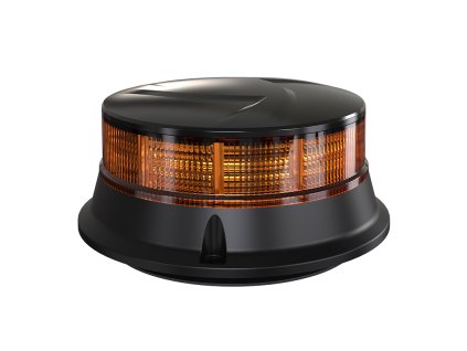 LED maják, 12-24V, 30x0,7W oranžový, magnet, ECE R65 R10 - wl313m