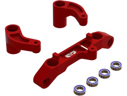 Arrma sada řízení CNC hliník, červená - ARA340173