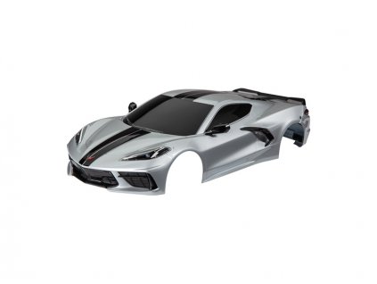 Traxxas karosérie Chevrolet Corvette Stingray stříbrná - TRA9311T