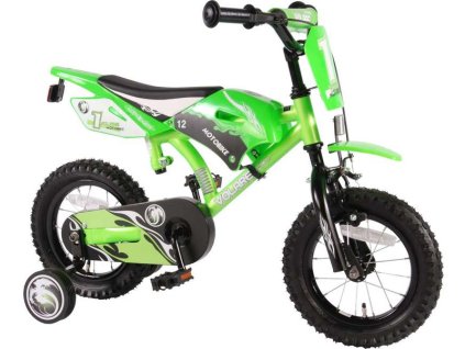 Volare - Dětské kolo 12" Motobike zelené - VO-61207