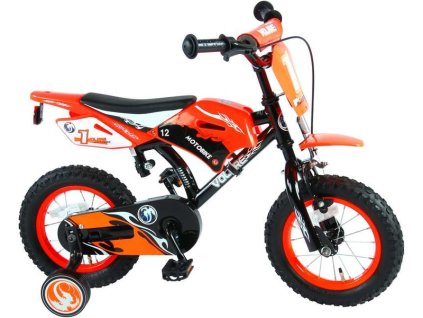 Volare - Dětské kolo 12" Motobike oranžové - VO-91214