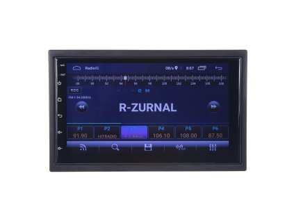 2DIN autorádio s 7" LCD, Android 10, WI-FI, GPS, Mirror link, Bluetooth, 2x USB - 80824AA