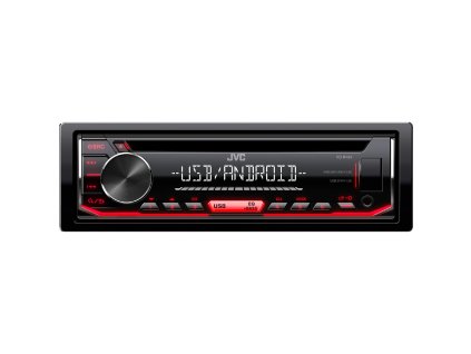 JVC autorádio s CD/MP3/USB/AUX/červeně podsvícená tlačítka/odním.panel - KD-R494