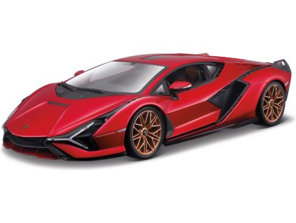 Bburago Lamborghini Sián FKP 37 1:18 červená - BB18-11046R
