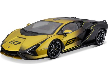 Bburago Lamborghini Sián FKP 37 1:18 žlutá - BB18-11100