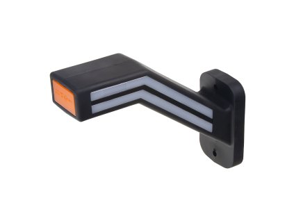 Poziční LED (tykadlo) gumové pravé - červeno/bílo/oranžové, 12-24V,ECE - trl190P