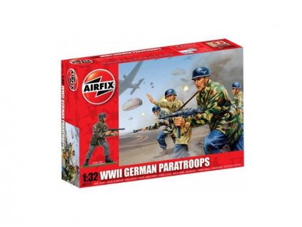 Airfix figurky - WWII German Paratroops (1:32) (Vintage) - AF-A02712V