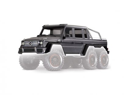 Traxxas karosérie Mercedes-Benz G 63 stříbrná s LED osvětlením - TRA8825XQ