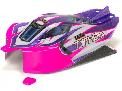 Arrma karosérie TLR Tuned, růžová/fialová: Typhon - ARA406162