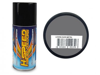 H-Speed barva ve spreji 150ml gun metal - HSPS019