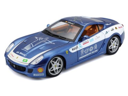 Bburago Ferrari 599 GTB 1:24 Panamericana modrá metalíza - BB18-26560