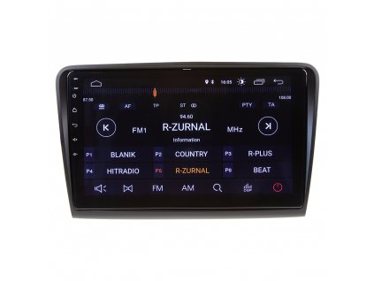 Autorádio pro Škoda Superb 2008-2015 s 10,1" LCD, Android 11.0, WI-FI, GPS, Mirror link, Bluetooth, - 80880A