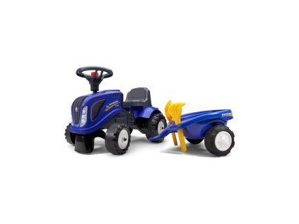 FALK - Dětské odrážedlo Baby New Holland T7 s vlečkou - FA-280C