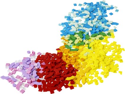 LEGO DOTs - Záplava DOTs dílků – písmenka - LEGO41950