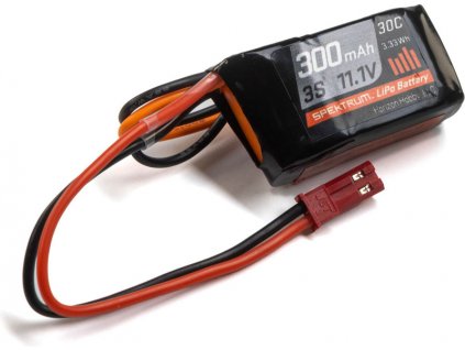 Spektrum Lipo 11.1V 300mAh 30C JST - SPMX3003SJ30