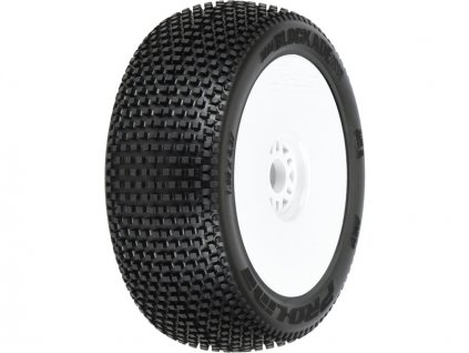 Pro-Line kolo 3.3", pneu Blockade S3 Buggy Tires, disk H17 bílý (2) - PRO9039233