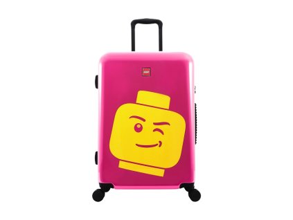 LEGO Luggage Cestovní kufr ColourBox Minifigure Head 24" - berry - LEGO20182-1983