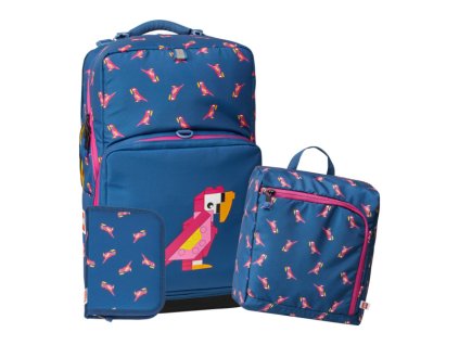 LEGO školní batoh Optimo Plus, 3 dílný set - Parrot - LEGO20228-2206