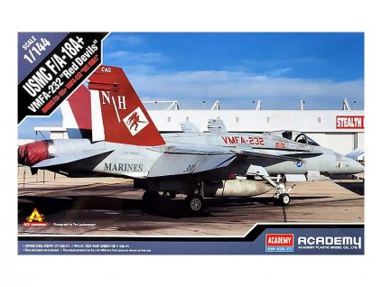 Academy McDonnell F/A-18A+ Hornet VMFA-232 USMC Red Devils (1:144) - AC-12627