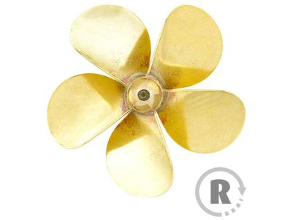 Raboesch lodní šroub tř.148 130mm M5 5-listý pravý - KR-rb148-31
