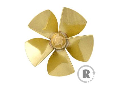 Raboesch lodní šroub tř.151 80mm M5 5-listý pravý - KR-rb151-19