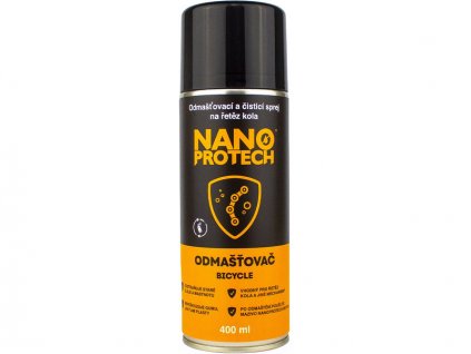 NANOPROTECH BICYCLE odmašťovací a čistící sprej na řetěz 400ml - NP-660