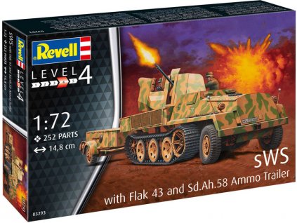 Revell sWS mit Flak-Aufbau als Sfl. mit 3,7cm Flak 43 (1:72) - RVL03293