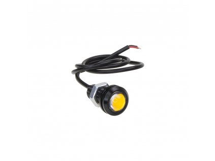 LED světlo pro denní svícení (eagle eye) 18mm, 12V, 3W, oranžová - 95drl18o