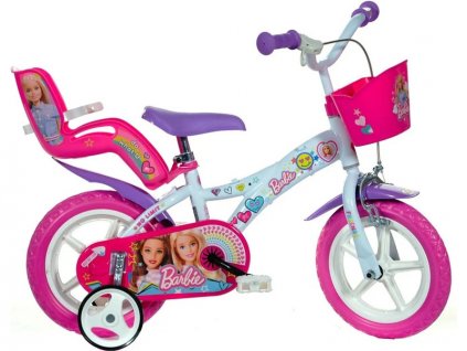 DINO Bikes - Dětské kolo 12" Barbie - DB-612GLBAF