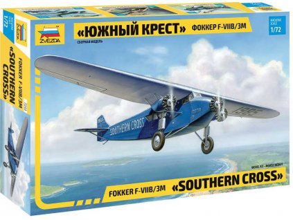 Zvezda Fokker F-VII Trimotor (1:72) - ZV-7233