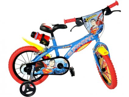 DINO Bikes - Dětské kolo 14" Superman - DB-614-SM