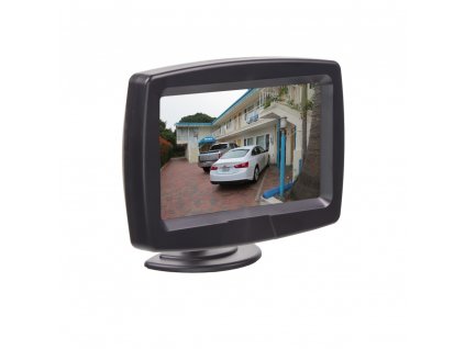 LCD monitor 4,3" černý na palubní desku / držák s přísavkou - 80067