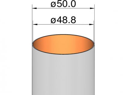 Klima Papírová trubka 50mm / 385mm - KL-205038500