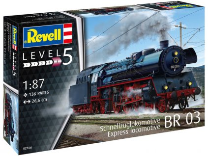 Revell lokomotiva DRG Class 03 s tendrem (1:87) - RVL02166