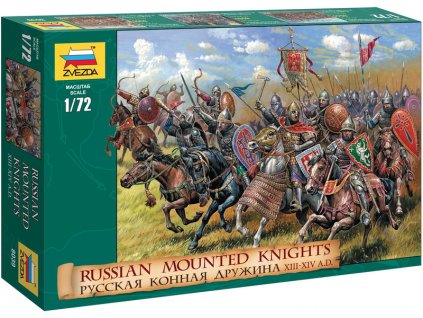 Zvezda figurky - Russian Mounted Knights (1:72) - ZV-8039