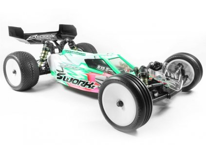 SWORKz S12-2D EVO “Dirt Edition” 1/10 2WD Off-Road Racing Buggy PRO stavebnice - SW910033DE