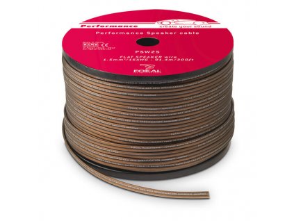 Flat Speaker Cable 1.5 mm² (91.6 m roll) PSW25