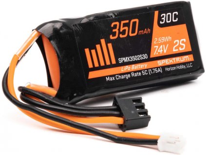 Spektrum LiPo 7.4V 350mAh JST PH2.0 - SPMX3502S30