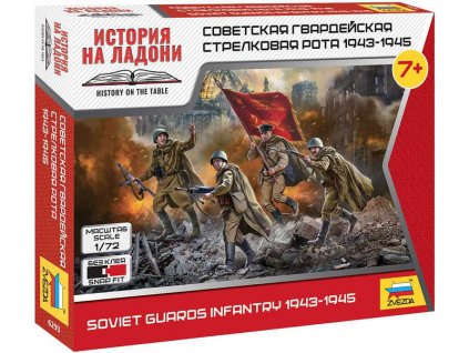 Zvezda figurky - Soviet Guards Infantry (1:72)
