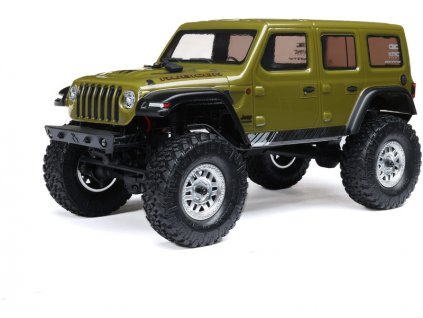 Axial SCX24 Jeep Wrangler JLU CRC 2019 V2 1:24 4WD RTR zelený