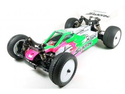SWORKz S14-4D DIRT 1/10 4WD Off-Road Racing Buggy PRO stavebnice - SW910034D