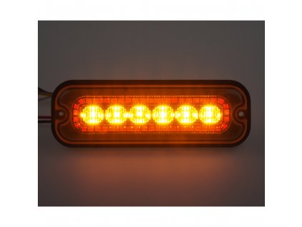 Zadní červené obrysové LED světlo s výstražným oranžovým světlem, 12-24V, ECE R65 - brTRL003R