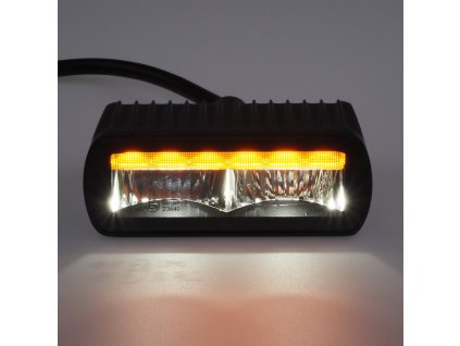 LED světlo obdélníkové s oranžovým výstražným světlem, ECE R10, R65 - wl-460AA