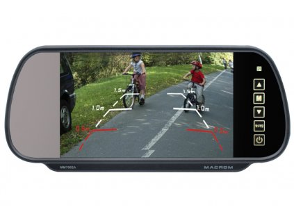 MM7002A zpetne zrcatko se 7" LCD AHD monitorem