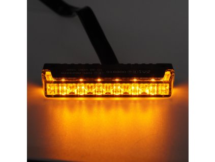 PROFI SLIM výstražné LED světlo vnější, do mřížky, oranžové, 12-24V, ECE R65 - 911-NR7
