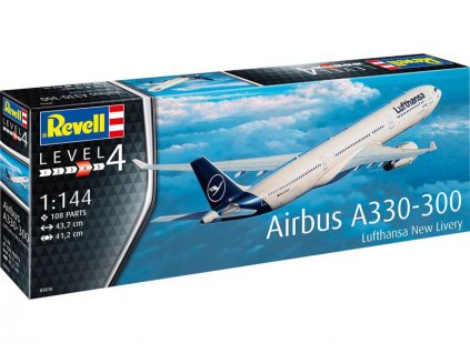 Revell Airbus A330-300 Lufthansa New Livery (1:144) - RVL03816